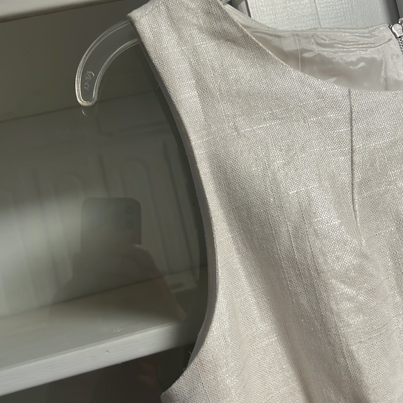 Willi Smith white shimmer dress - Picture 3 of 5